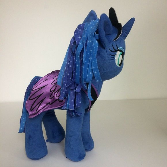 My Little Pony Princess Luna Unicorn Plush Friendship Is Magic 14" Wings Move - Picture 5 of 12